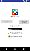 Maths Quiz Plakat