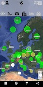 Poster Scratch map travel guide