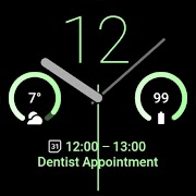 برنامه‌نما Basic Analog: Watch face عکس از صفحه