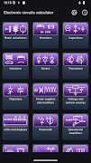 Electronic circuits calculator screenshot 6