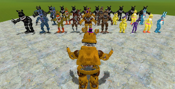 fnaf garry's mod animatronic 海報