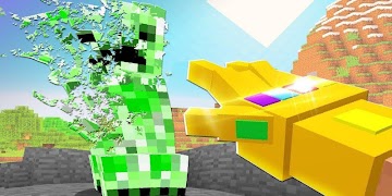 Mod for Minecraft Infinity Gauntlet скриншот 1