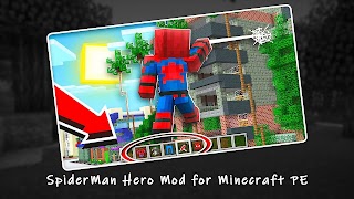 Spider Man Hero Minecraft Mod تصوير الشاشة 7