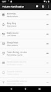 برنامه‌نما Volume Notification عکس از صفحه