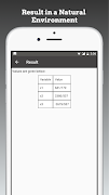 Linear Equation System Solver captura de pantalla 2