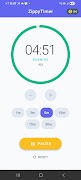 Zippy Timer - 4 Taps to Start الملصق