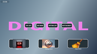 Floating Clock TV imagem de tela 1