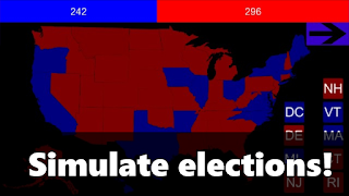 5 Schermata US Election Simulator