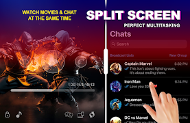 Split Screen -Dual Apps Window پوسٹر