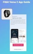 Fitbit Versa 2 App Guide اسکرین شاٹ 1