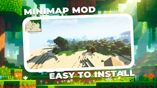 Minimap Mod for Minecraft PE capture d'écran 3
