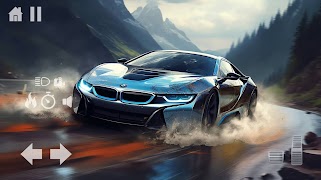 i8 Simulator Car Games Affiche