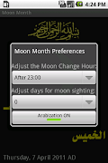 برنامه‌نما Moon Month عکس از صفحه