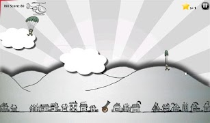 Doodle Parachute Attack screenshot 4