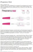 Pregnancy Tests Tutorial تصوير الشاشة 1