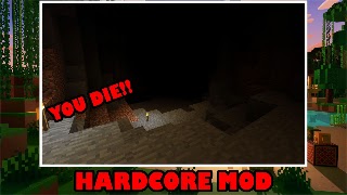 Hardcore Mod for Minecraft PE 스크린샷 4