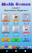 Math Games - Learn Cool Brain  постер