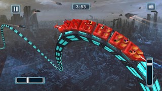 Roller Coaster Simulator Space ảnh chụp màn hình 1
