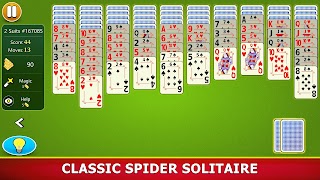 برنامه‌نما Spider Solitaire Mobile عکس از صفحه