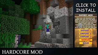 Hardcore Mod For Minecraft PE Ekran Görüntüsü 1