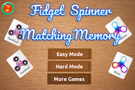 Fidget Spinner Matching Memory Affiche