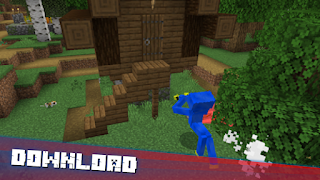 برنامه‌نما Huggy Wuggy Minecraft MCPE عکس از صفحه