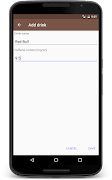 Caffeine Tracker скриншот 4