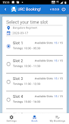 URC Booking syot layar 2