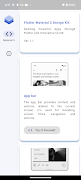 برنامه‌نما Flutter Material 3 Design Kit عکس از صفحه