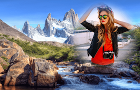 Dağ Fotoğraf Çerçeveleri Ekran Görüntüsü 2