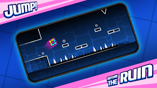 Geometry Dash Jump & Jump الملصق