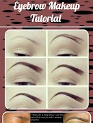 برنامه‌نما Eyebrow Makeup Tutorial عکس از صفحه