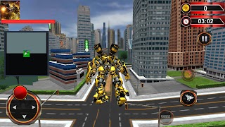 پوستر Robot Car Transformation Game