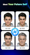 Future Face: AI Aging App اسکرین شاٹ 1