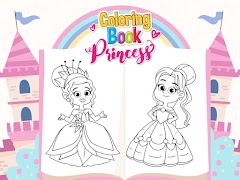 Princess Coloring Book-poster