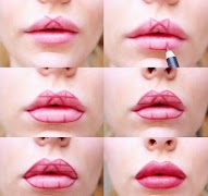 tutorial lipstik makeup poster