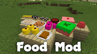 Food Mod for Minecraft PE plakat