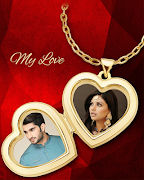 Locket Photo Frame Affiche