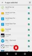 برنامه‌نما Multiple app Uninstaller عکس از صفحه