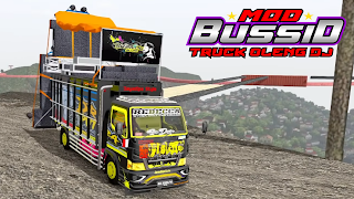 Mod Bussid Truk Oleng Dj plakat