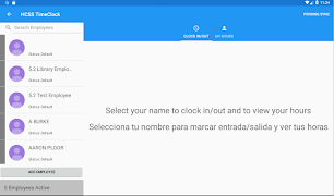 HCSS TimeClock Ekran Görüntüsü 1