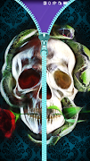 Skull lock screen. screenshot 7