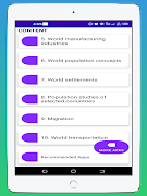 برنامه‌نما Geography Notes (WASSCE) عکس از صفحه