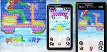 Bubble Pop - Pixel Art Blast poster