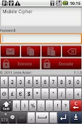 Mobile Cipher screenshot 1