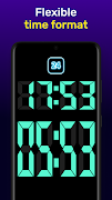 برنامه‌نما LED Digital Table Clock app عکس از صفحه