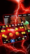 Red Lightning 主题键盘 截图 3