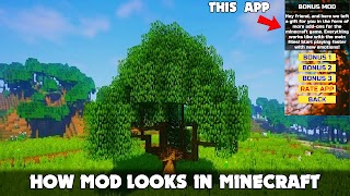 برنامه‌نما Dynamic Trees Mod Minecraft PE عکس از صفحه