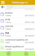 برنامه‌نما File Manager e+, File Explorer عکس از صفحه