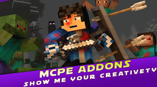 Addons For Minecraft PE - MCPE plakat